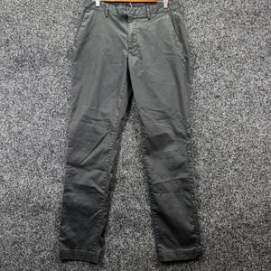 Bonobos Weekday Warrior Chinos Mens 32x34 Dark Gray Stretch Cotton Dress Pants